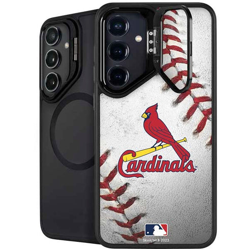 MLB St. Louis Cardinals Game Ball Galaxy S24 FE Kickstand Case